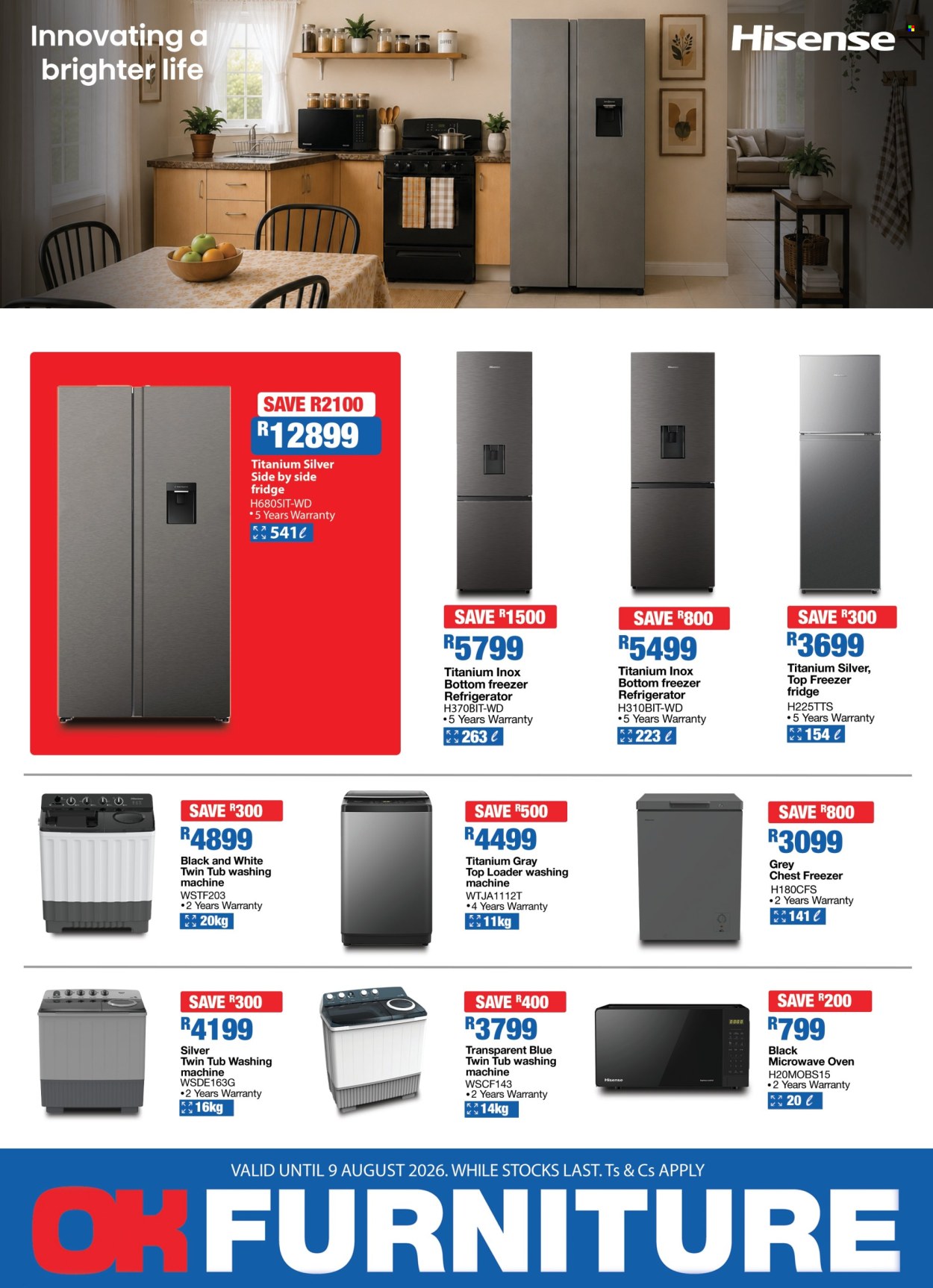 OK Furniture specials - 29/07/2026 - 09/08/2026. Page 1