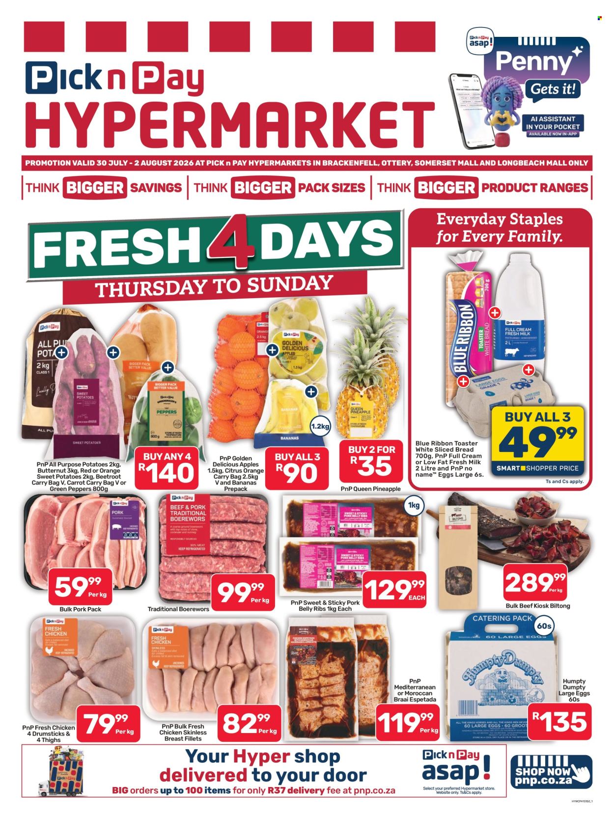Pick n Pay specials - 30/07/2026 - 02/08/2026. Page 1