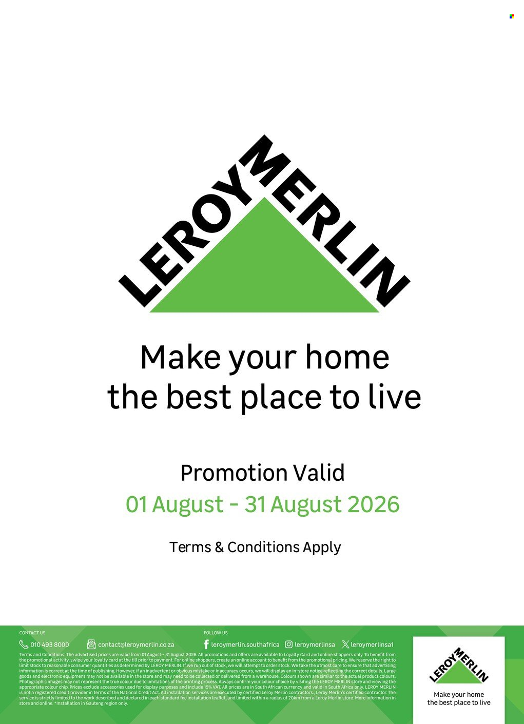 Leroy Merlin specials - 01/08/2026 - 31/08/2026. Page 16