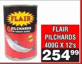FLAIR PILCHARDS 400G X 12's