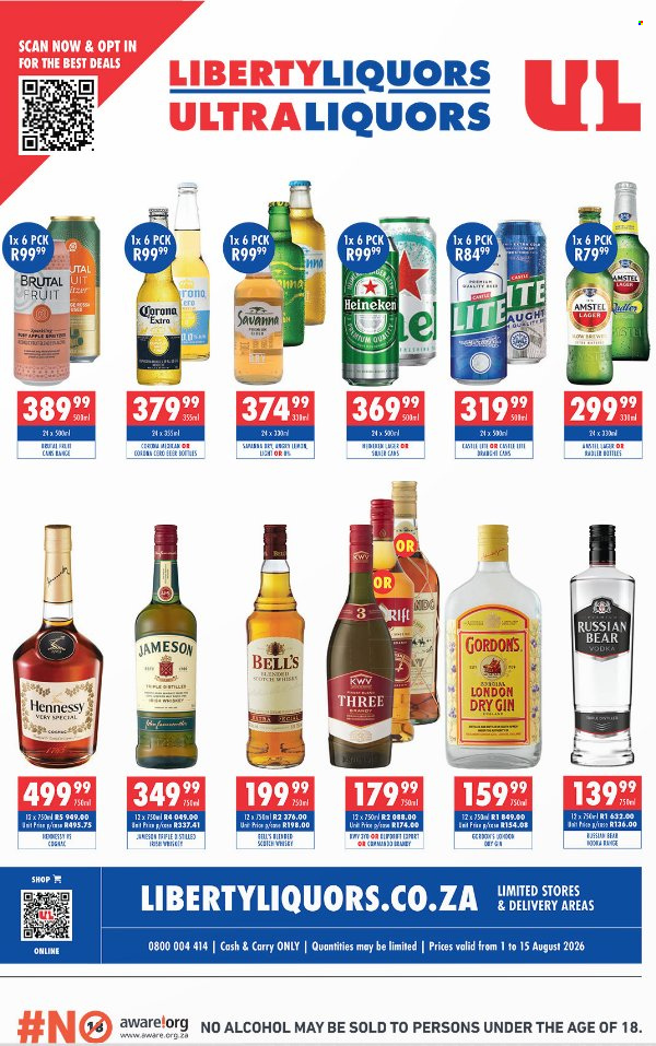 Liberty Liquors specials - 01/08/2026 - 15/08/2026. Page 1