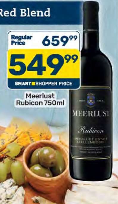 Meerlust Rubicon 750ml
