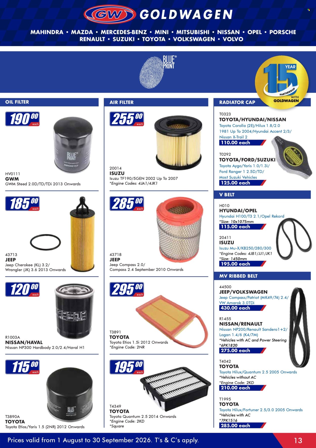 Goldwagen specials - 01/08/2026 - 30/09/2026. Page 13