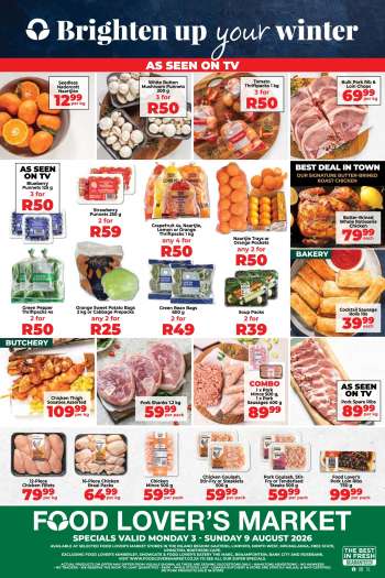 Food Lover's Market catalogue  - 03/08/2026 - 09/08/2026.