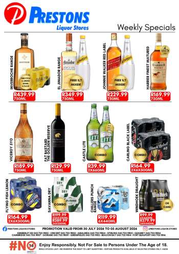 Prestons Liquor Stores catalogue  - 30/07/2026 - 05/09/2026.