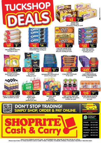Shoprite catalogue  - 03/08/2026 - 06/09/2026.