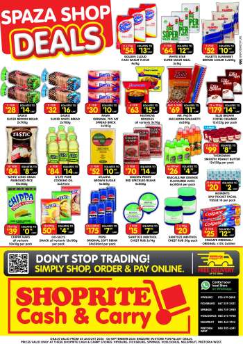 Shoprite catalogue  - 03/08/2026 - 06/09/2026.