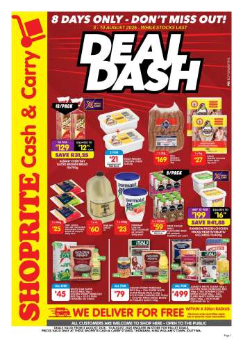 Shoprite catalogue  - 03/08/2026 - 10/08/2026.