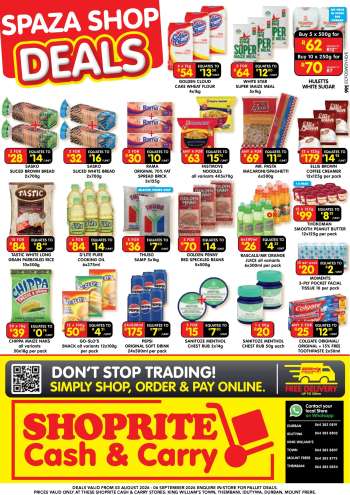 Shoprite catalogue  - 03/08/2026 - 06/09/2026.