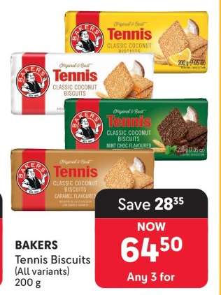 Bakers Tennis Biscuits