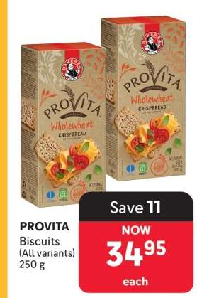 PROVITA Biscuits (All variants) 250 g