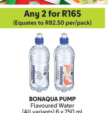 BONAQUA PUMP Flavoured Water