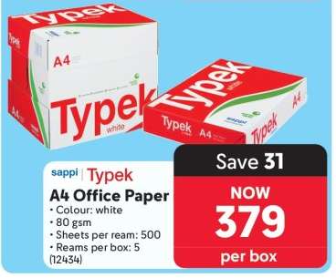 sappi Typek A4 Office Paper
