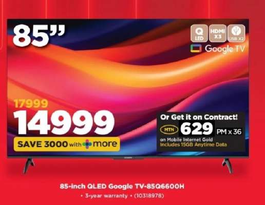 85-inch QLED Google TV-85Q6600H