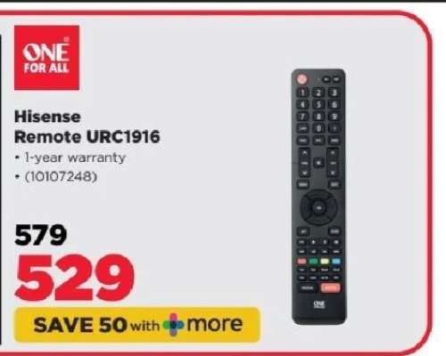 Hisense Remote URC1916