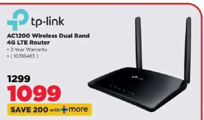 tp-link AC1200 Wireless Dual Band 4G LTE Router
