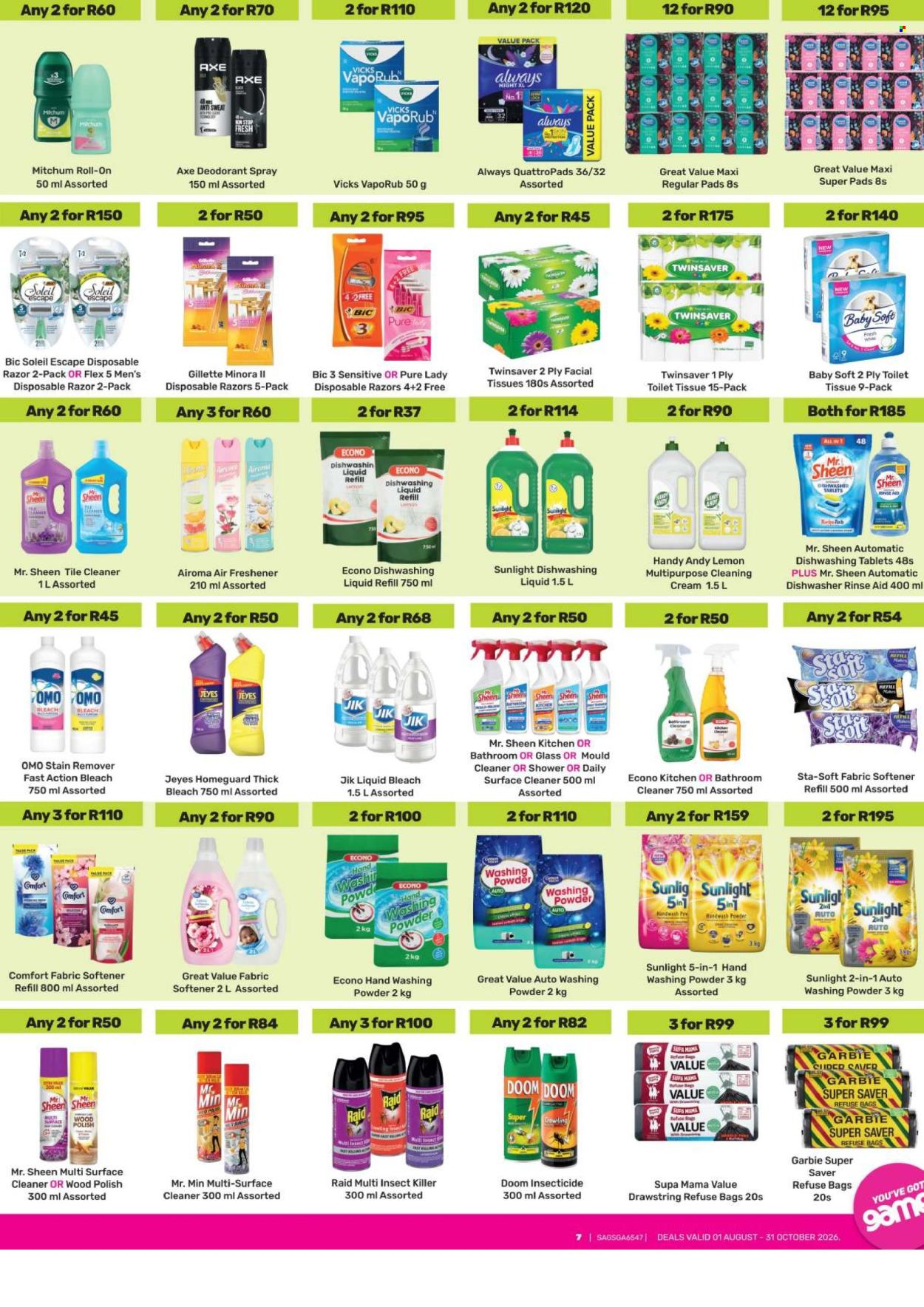 Game specials - 01/08/2026 - 31/10/2026. Page 7