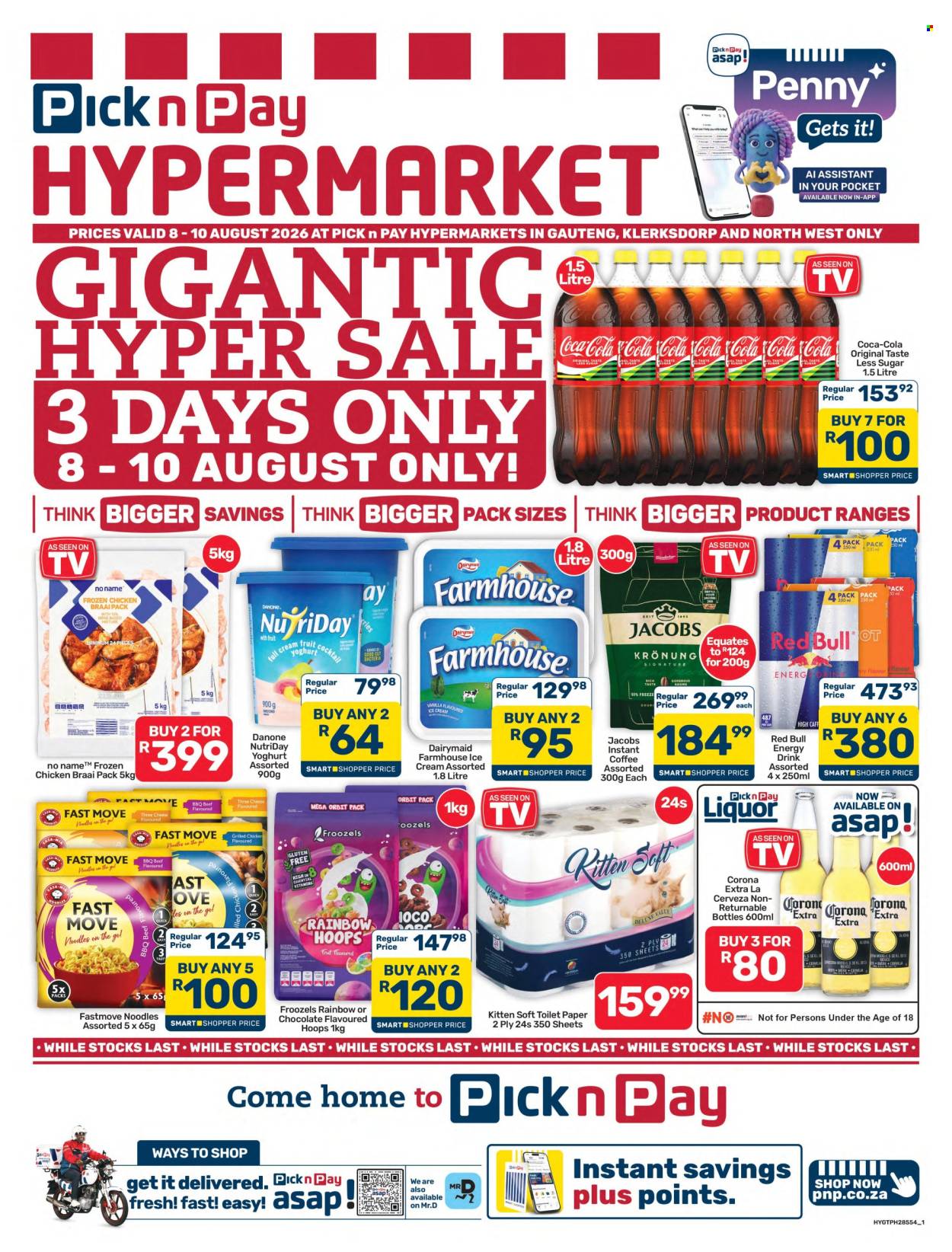 Pick n Pay Hypermarket specials - 08/08/2026 - 10/08/2026. Page 1