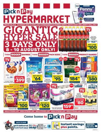thumbnail - Pick n Pay catalogue - Hypermarket Gigantic Sale Specials