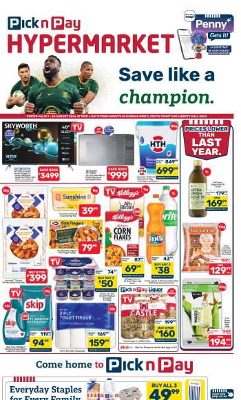 Pick n Pay catalogue  - 07/08/2026 - 24/08/2026.