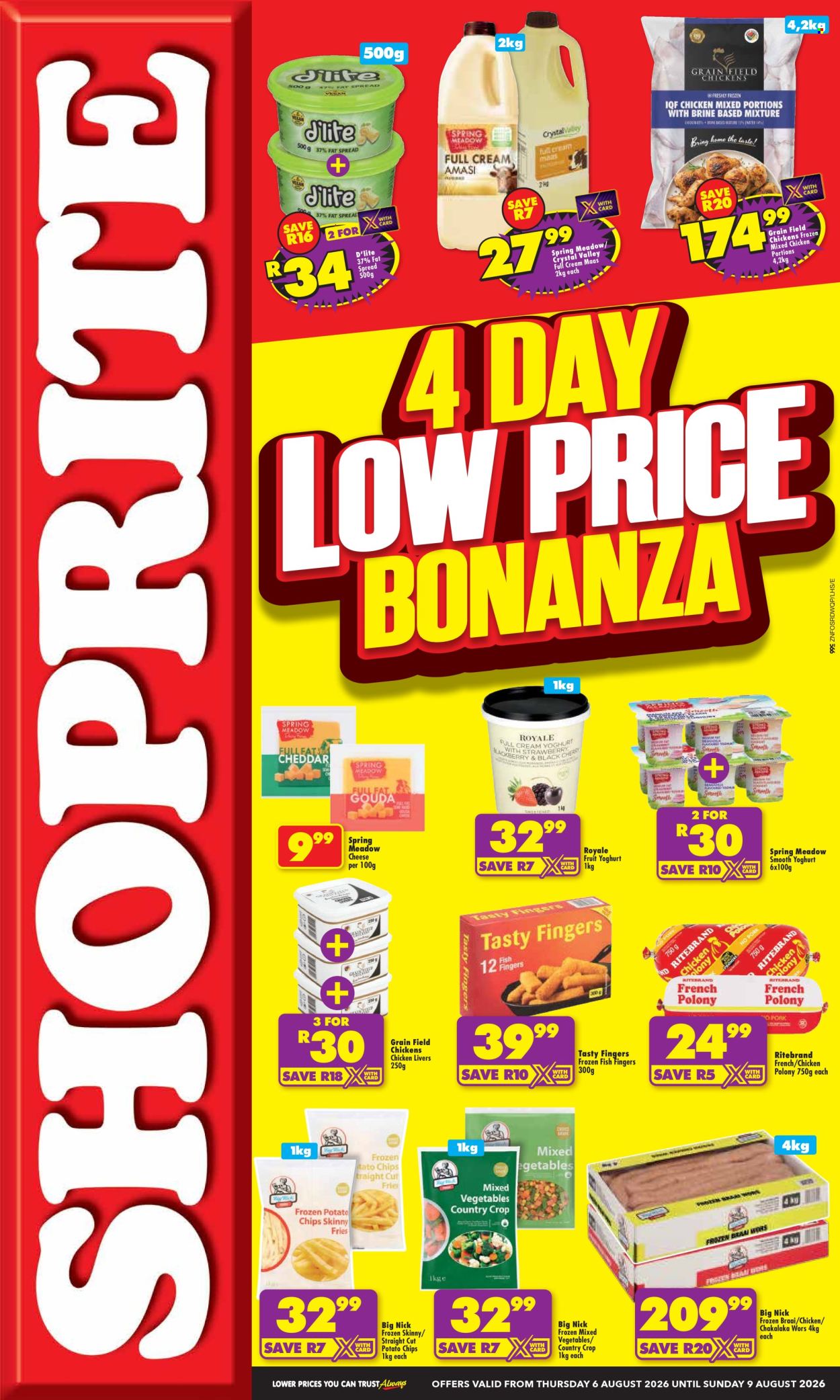 Shoprite specials - 06/08/2026 - 09/08/2026. Page 1
