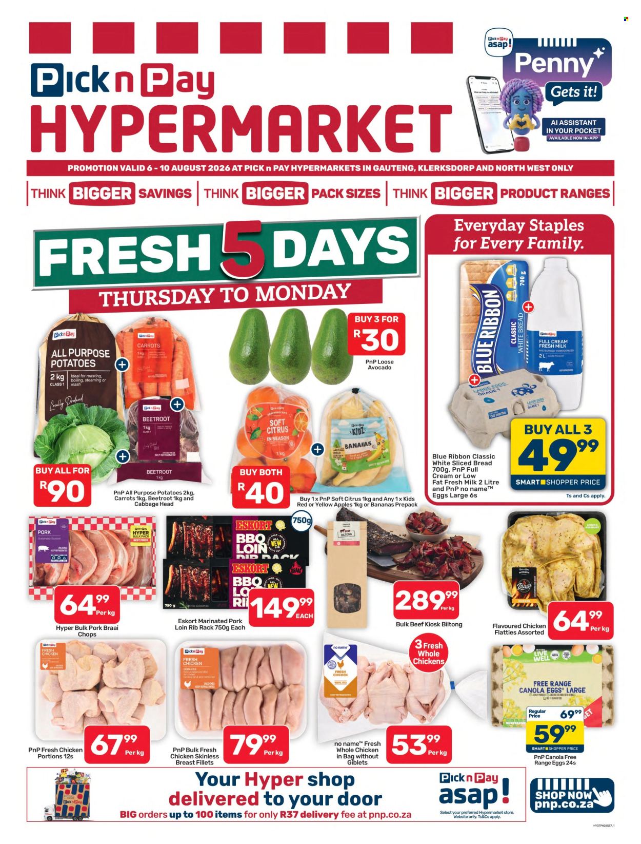 Pick n Pay Hypermarket specials - 06/08/2026 - 10/08/2026. Page 1