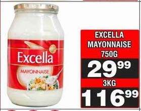 EXCELLA MAYONNAISE 750g