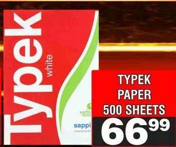 TYPEK PAPER 500 SHEETS