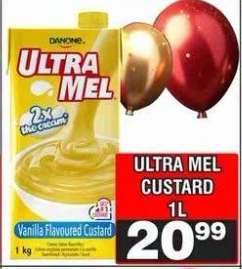 Ultra Mel Custard 1L