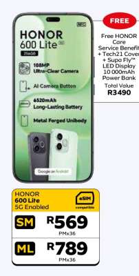 HONOR 600 Lite 5G Enabled