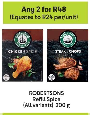 ROBERTSONS Refill Spice