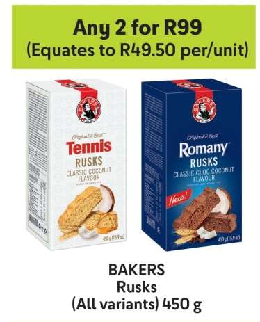 BAKERS RUSKS