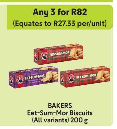 BAKERS Eet-Sum-Mor Biscuits