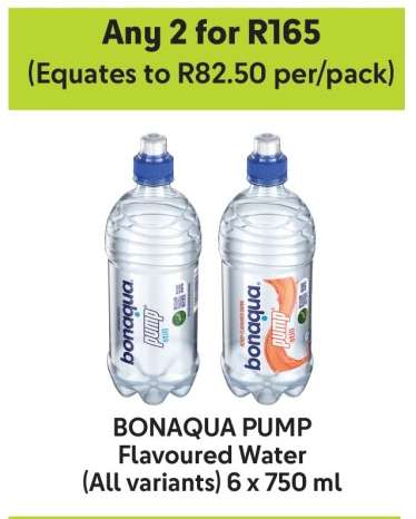 BONAQUA PUMP Flavoured Water