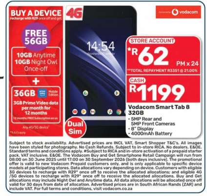 Vodacom Smart Tab 8 32GB