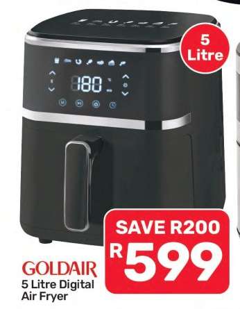 Goldair 5-Litre Digital Air Fryer