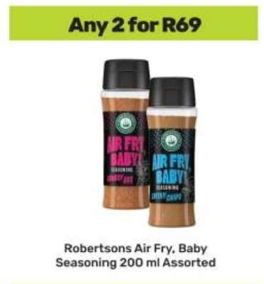 Robertsons Air Fry, Baby Seasoning 200 ml Assorted
