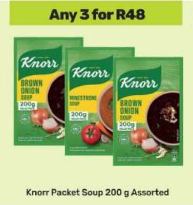 Knorr Packet Soup 200 g Assorted