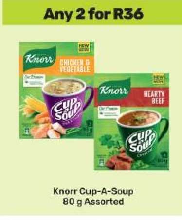 Knorr Cup-A-Soup 80 g Assorted