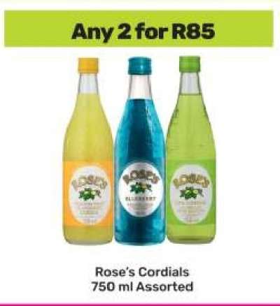 Rose's Cordials