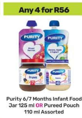 Purity 6/7 Months Infant Food