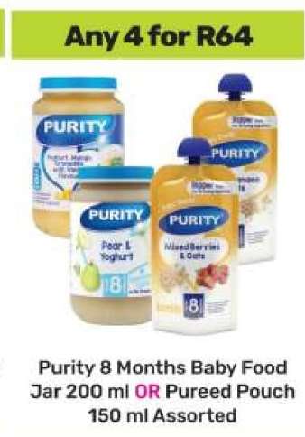 Purity 8 Months Baby Food