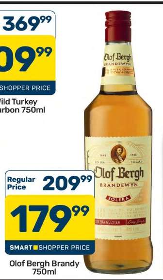 Olof Bergh Brandy 750ml