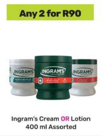 Ingram's Cream or Lotion