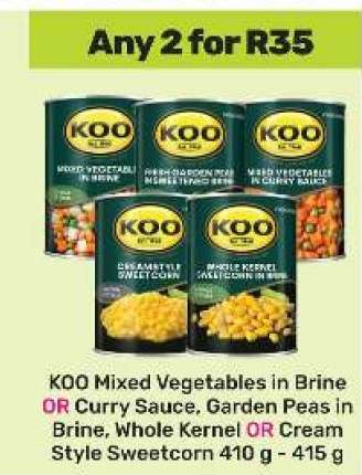 Koo Canned Vegetables