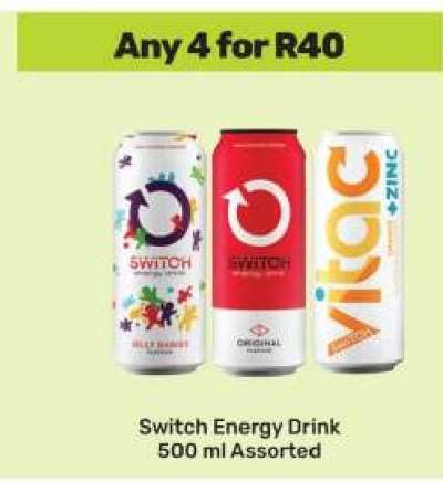 SWITCH ENERGY DRINK
