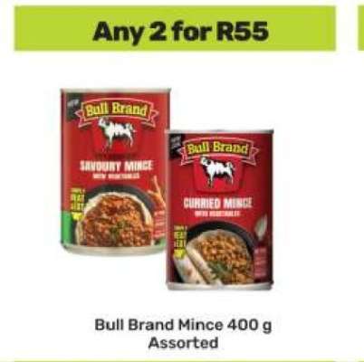 Bull Brand Mince 400 g Assorted