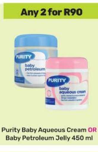 Purity Baby Aqueous Cream OR Baby Petroleum Jelly 450 ml