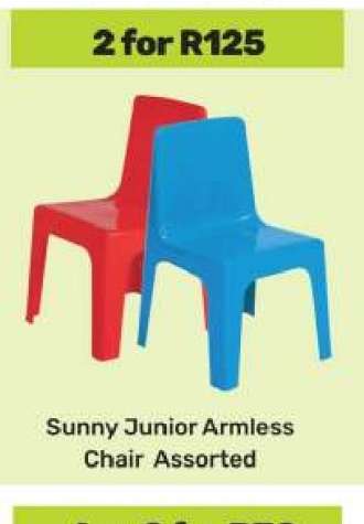 Sunny Junior Armless Chair Assorted