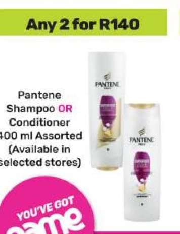 Pantene Shampoo or Conditioner